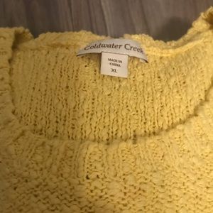 Coldwater creek sweaters women’s xl cotton EUC